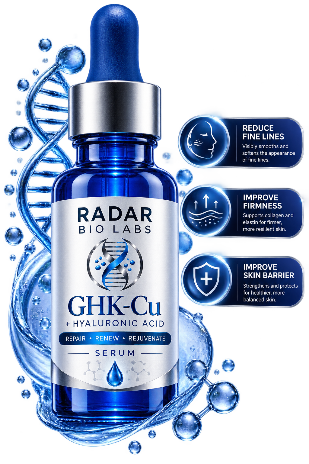 A GHK Serum Vial